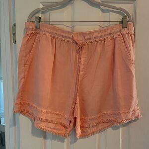 Saks Fifth Avenue Coral High Waist Women's Shorts